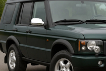 Land Rover Discovery II 1998–2004 Chromové kryty spätných zrkadiel (2 ks, nerez) Carmos - turecká oceľ fotografia 1