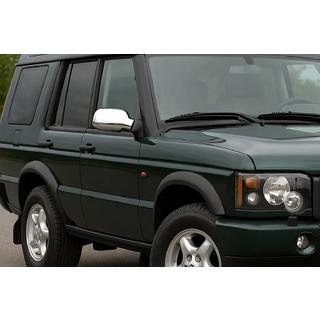 Chromové kryty spätných zrkadiel (2 ks, nerez) Land Rover Discovery II 1998–2004 fotografia 1