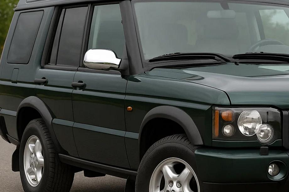 Land Rover Discovery II 1998–2004 Chromové kryty spätných zrkadiel (2 ks, nerez) Carmos - turecká oceľ Image