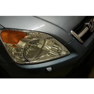 Chrómové kryty predných svetlometov (2 ks, plast)