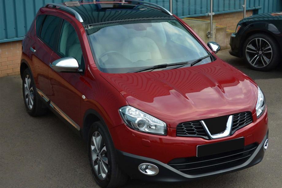 Nissan Qashqai 2010–2014 Lemovanie hmloviek so zapustením (2 ks, plast) Image