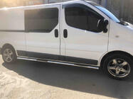 Nissan Primastar 2002–2014 Bočné rúrky (2 ks, nerez) 60 mm, dlhý rázvor fotografia 4