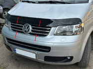 Volkswagen T5 Multivan 2003–2010 Lišty na masku (6 ks, nerez) fotografia 4