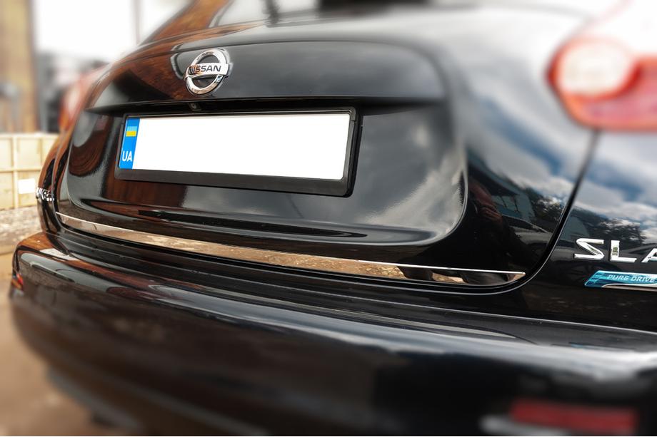 Nissan Juke 2010–2019 Nerezová lišta hrany kufra Carmos - turecká oceľ Image