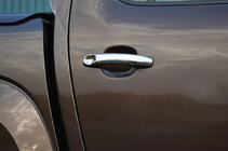 Volkswagen Amarok 2010–2022 Chrómové kryty kľučiek (4 ks, nerez) fotografia 3