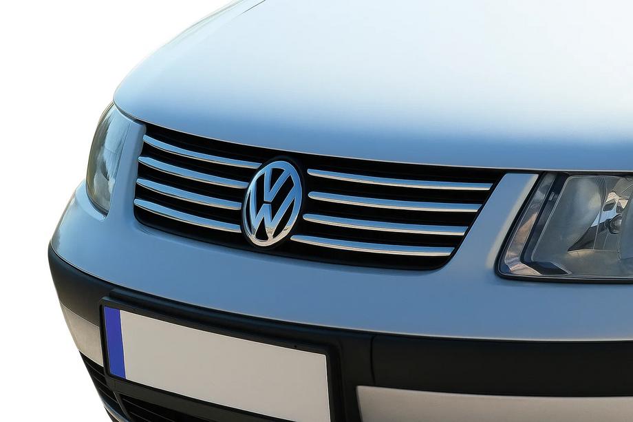 Volkswagen Passat B5 1997–2005 Lišty na masku chladiča (nerez) Image