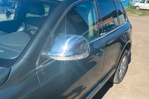 Volkswagen Touareg 2002–2010 Nerezové kryty zrkadiel 2007-2010 (2 ks, nerez) Carmos - turecká oceľ fotografia 5