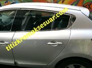 Renault Megane III 2009–2016 Horné lišty okien (HB, 6 ks, nerez) fotografia 4