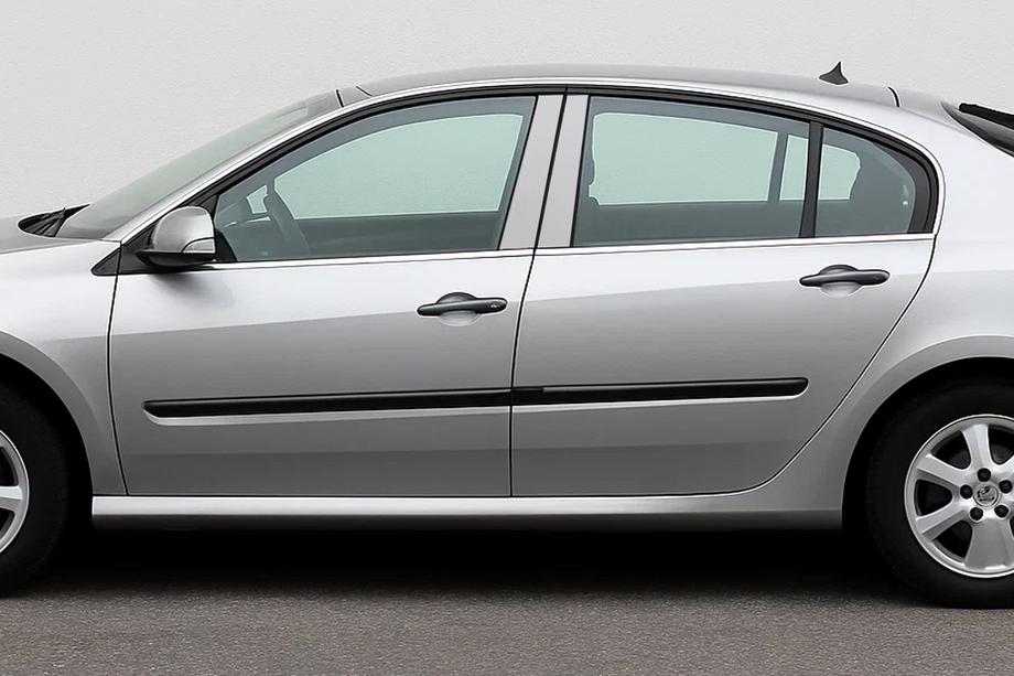 Renault Laguna 2007–2015 Lišty stĺpikov dverí (4 ks, nerez) Image