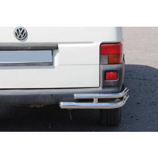 Zadné dvojité rohové chrániče AK003-Double (2 ks, nerez) Volkswagen T4 Caravelle/Multivan 1990–2003 fotografia 2