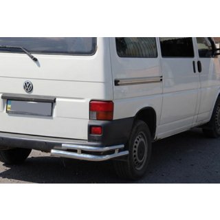 Zadné dvojité rohové chrániče AK003-Double (2 ks, nerez) Volkswagen T4 Caravelle/Multivan 1990–2003 fotografia 4