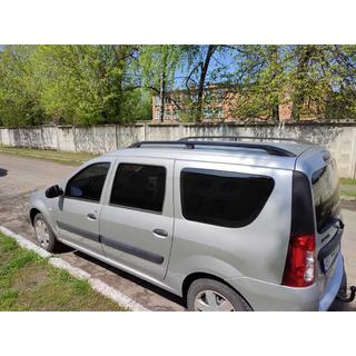 Čierne strešné lyžiny Dacia Logan MCV 2004–2014 fotografia 1