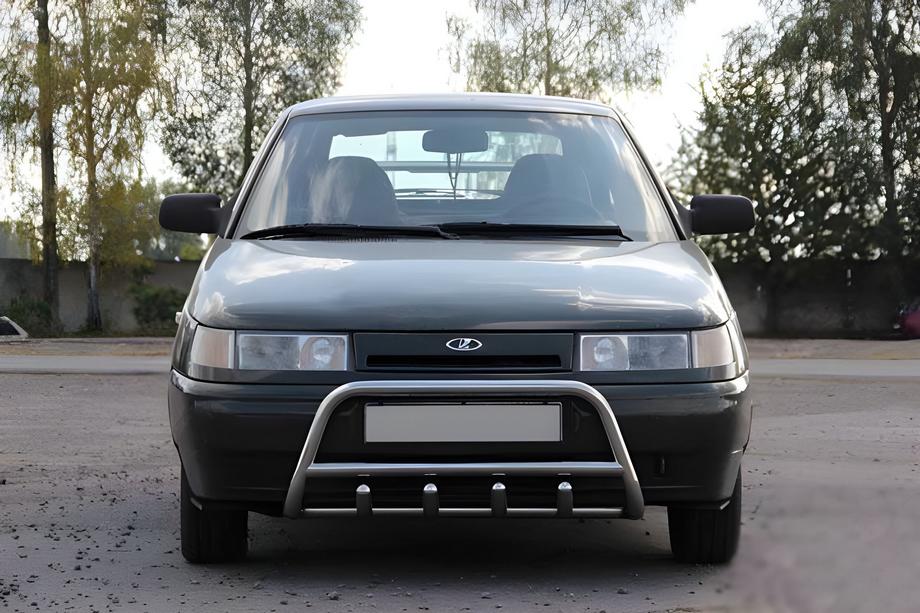 VAZ 2110-21115 1995–2015 Predný ochranný rám WT003 60 mm (nerez) Image