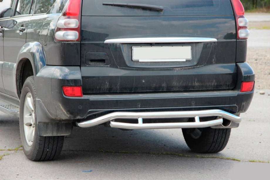Toyota Land Cruiser Prado 120 2002–2009 Zadný ochranný rám AK008-1 Fotografia 3
