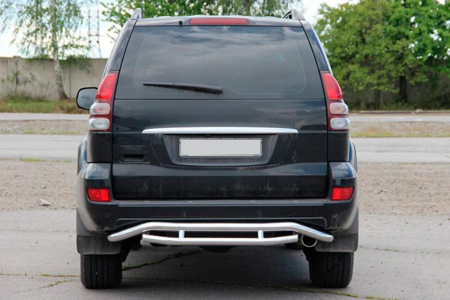 Toyota Land Cruiser Prado 120 2002–2009 Zadný ochranný rám AK008-1 Fotografia 2