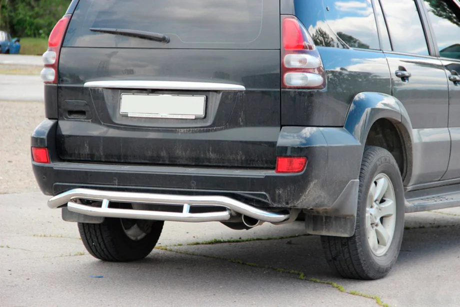 Toyota Land Cruiser Prado 120 2002–2009 Zadný ochranný rám AK008-1 Fotografia 5