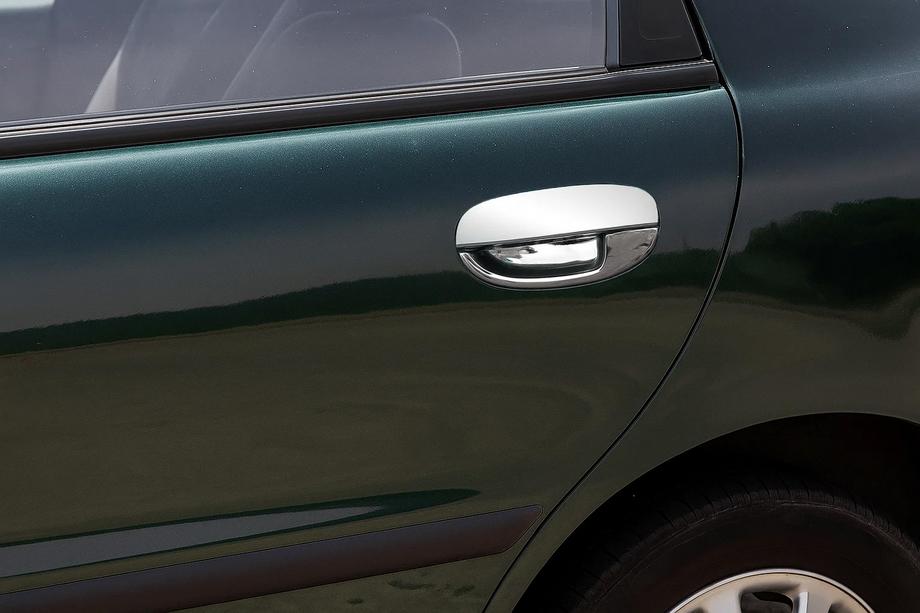 Daewoo Lanos 1998–2017 Chrómové kryty kľučiek dverí (8 ks) Leštená nehrdzavejúca oceľ Fotografia 3