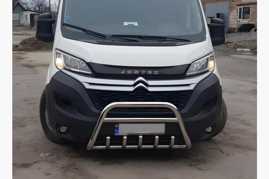 Fiat Ducato 2006–2025 Predný ochranný rám WT003 (nerez) Image