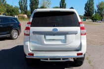 Toyota Land Cruiser Prado 150 2009–2023 Zadná ochranná rúra AK002-2v1 (nerez) fotografia 3