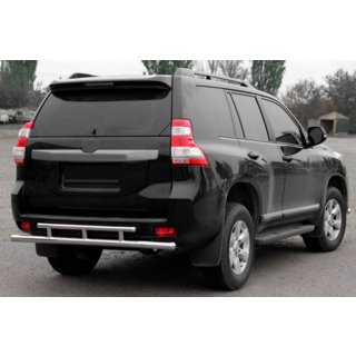 Zadný ochranný rám AK002-2v2 (nerez) Toyota Land Cruiser Prado 150 2009–2023 fotografia 1