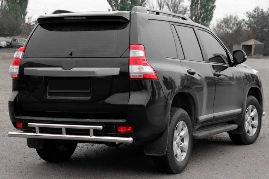 Toyota Land Cruiser Prado 150 2009–2023 Zadný ochranný rám AK002-2v2 (nerez) Image