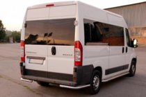 Fiat Ducato 2006–2025 Zadné rohové diely AK003 (2 ks, nerez) fotografia 3