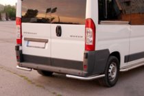 Fiat Ducato 2006–2025 Zadné rohové diely AK003 (2 ks, nerez) fotografia 5