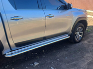 Toyota Hilux 2015– Bočné nášľapy KB001 (nerez) 60 mm fotografia 4