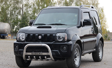 Suzuki Jimny 1998–2018 Predný ochranný rám QT006 (nerez) fotografia 3