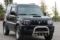 Suzuki Jimny 1998–2018 Predný ochranný rám QT006 (nerez) fotografia 4
