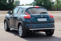 Nissan Juke 2010–2019 Zadný ochranný oblúk AK002 (nerez) fotografia 3