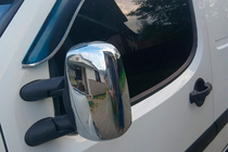 Fiat Doblo I 2001–2005 Chrómové kryty zrkadiel (2 ks, plastové) Carmos fotografia 3