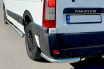 Nissan NV400 2010–2024 Zadné rohové diely AK003 (2 ks, nerez) fotografia 7