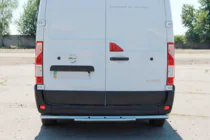 Renault Master 2011–2023 Zadný ochranný rám AK011 (nerez) fotografia 2
