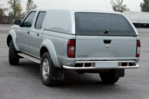 Nissan NP300 1999–2015 Zadný ochranný rám AK004 (nerez) fotografia 1