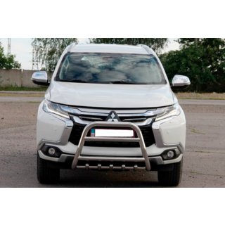 Predný ochranný rám WT008 (nerez) Mitsubishi Pajero Sport 2015– fotografia 1