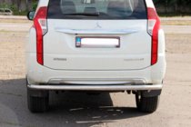 Mitsubishi Pajero Sport 2015– Zadný ochranný rám AK005 (nerez) fotografia 4
