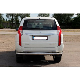 Zadný ochranný rám AK005 (nerez) Mitsubishi Pajero Sport 2015– fotografia 2