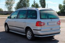 Volkswagen Sharan 1995–2010 Zadný ochranný rám AK005 fotografia 2