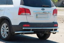 Kia Sorento II XM 2009–2014 Zadný ochranný oblúk AK003-2 (nerez) fotografia 3