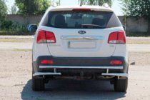 Kia Sorento II XM 2009–2014 Zadný ochranný oblúk AK003-2 (nerez) fotografia 2