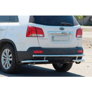Zadný ochranný oblúk AK003-2 (nerez) Kia Sorento II XM 2009–2014 fotografia 3