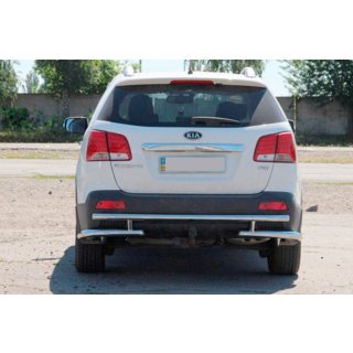 Zadný ochranný oblúk AK003-2 (nerez) Kia Sorento II XM 2009–2014 fotografia 2
