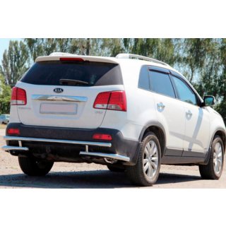 Zadný ochranný oblúk AK003-2 (nerez) Kia Sorento II XM 2009–2014 fotografia 1