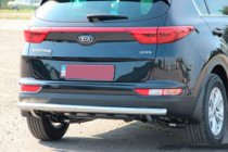 Kia Sportage 2015–2021 Zadný ochranný oblúk AK002 (nerez) fotografia 5