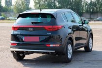 Kia Sportage 2015–2021 Zadný ochranný oblúk AK002 (nerez) fotografia 2