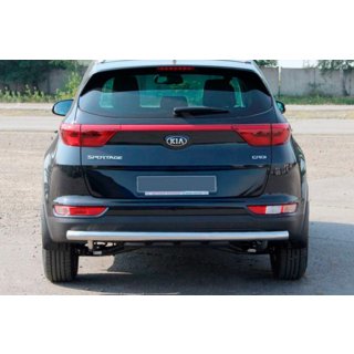 Zadný ochranný oblúk AK002 (nerez) Kia Sportage 2015–2021 fotografia 1