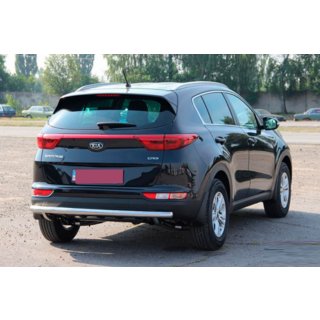 Zadný ochranný oblúk AK002 (nerez) Kia Sportage 2015–2021 fotografia 2