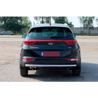Zadný ochranný oblúk AK002 (nerez) Kia Sportage 2015–2021 fotografia 3