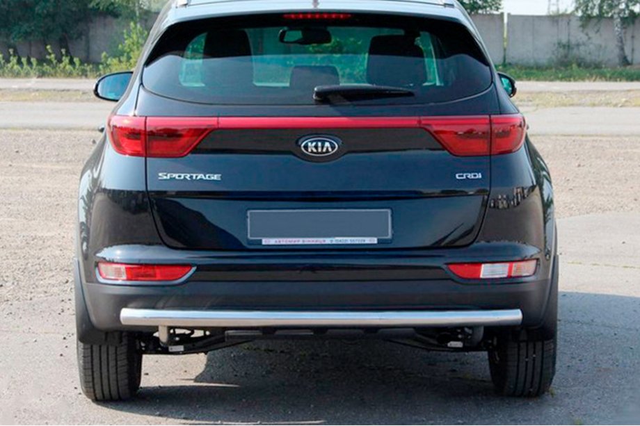 Kia Sportage 2015–2021 Zadný ochranný oblúk AK002 (nerez) Image